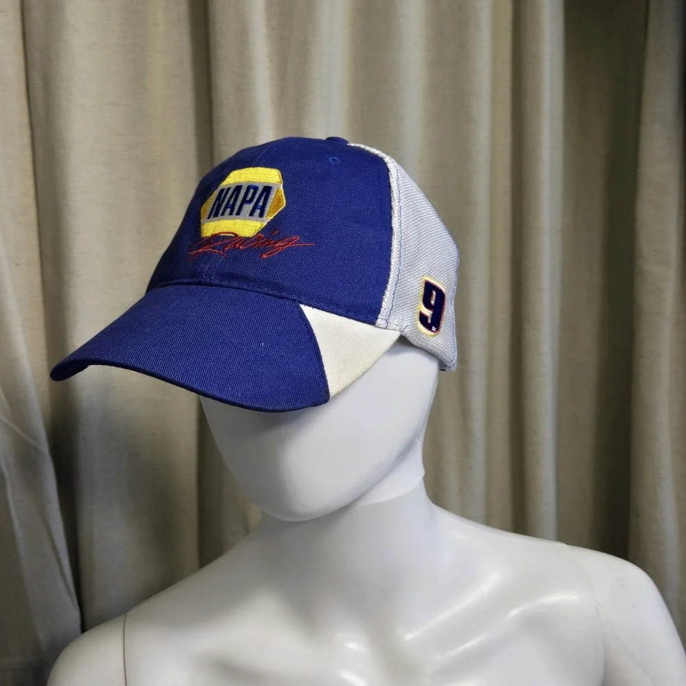 NAPA Racing Hendrick Motorsports Chase Elliott Trucker Hat Blue White Snapback